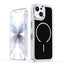 Electroplated Dual Color PC Hybrid TPU Soft Frame MagSafe Phone Case