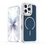 Electroplated Dual Color PC Hybrid TPU Soft Frame MagSafe Phone Case