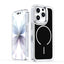 Electroplated Dual Color PC Hybrid TPU Soft Frame MagSafe Phone Case
