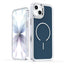 Electroplated Dual Color PC Hybrid TPU Soft Frame MagSafe Phone Case