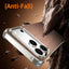 J TRIBE Metal Frameless Wood Texture MagSafe Phone Case
