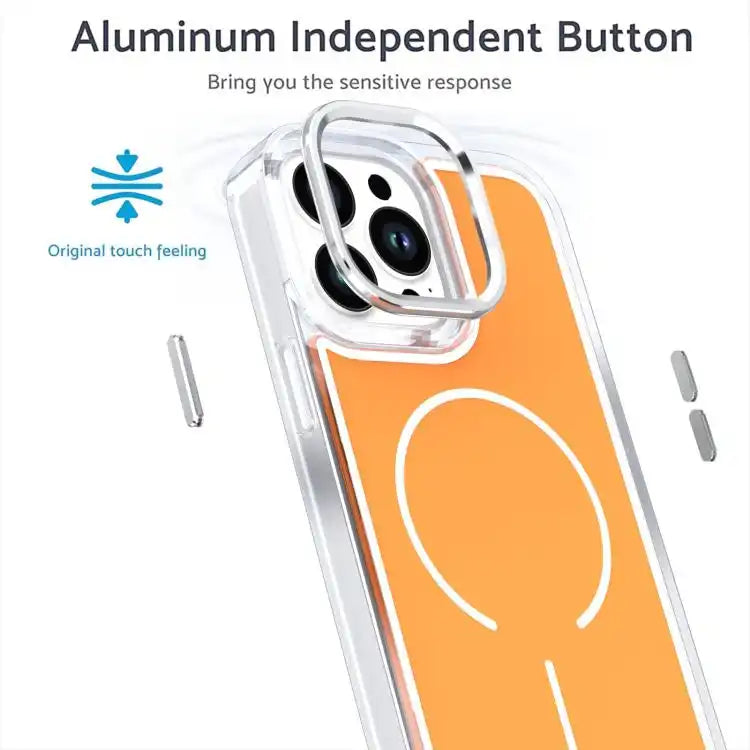 Bright Shadow Two-color MagSafe Magnetic Phone Case