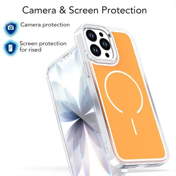 Bright Shadow Two-color MagSafe Magnetic Phone Case