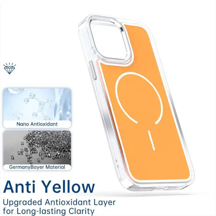 Bright Shadow Two-color MagSafe Magnetic Phone Case