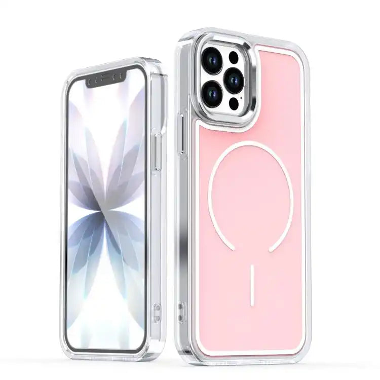 Bright Shadow Two-color MagSafe Magnetic Phone Case