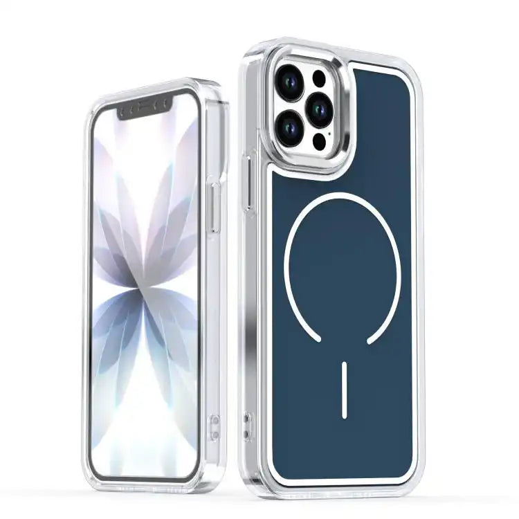 Bright Shadow Two-color MagSafe Magnetic Phone Case