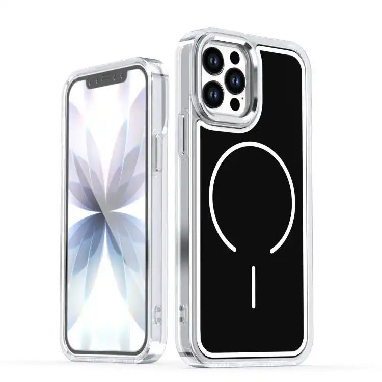 Bright Shadow Two-color MagSafe Magnetic Phone Case