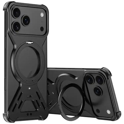 Armor 360 Holder Frameless Alloy MagSafe Phone Case