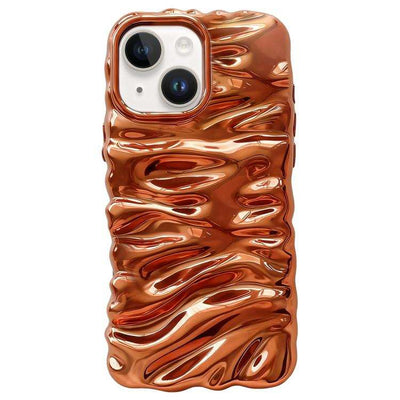 Cream Texture Electroplating TPU Full Coverage Phone Case