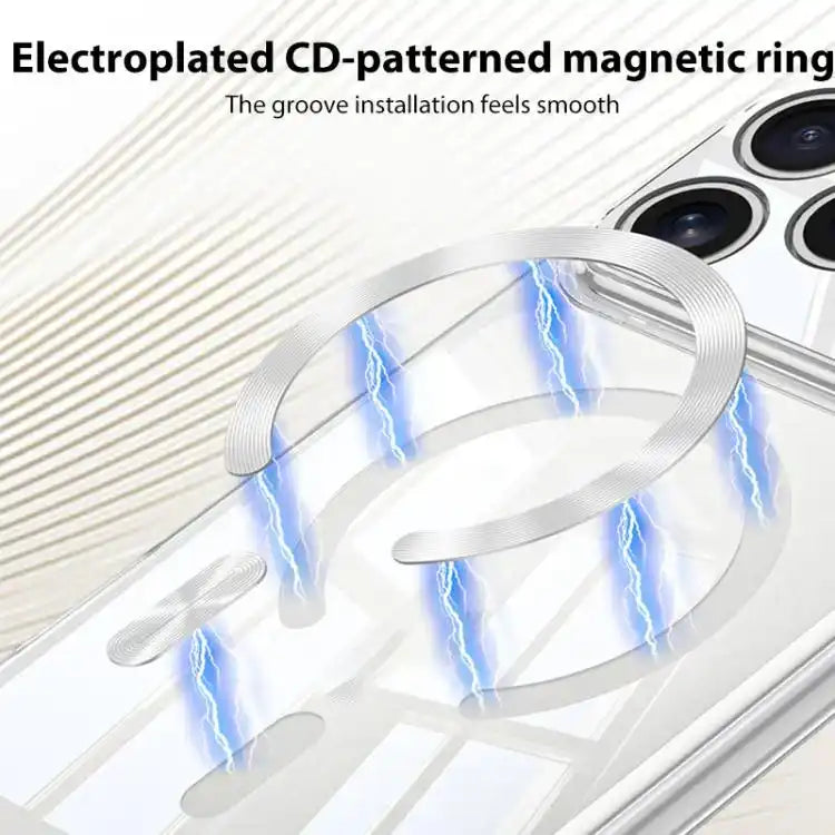 GKK Phantom CD Pattern Magnetic MagSafe Transparent Phone Case MyMobile