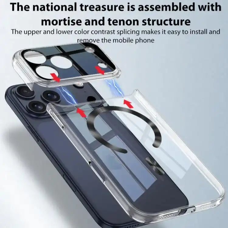 GKK Phantom CD Pattern Magnetic MagSafe Transparent Phone Case MyMobile