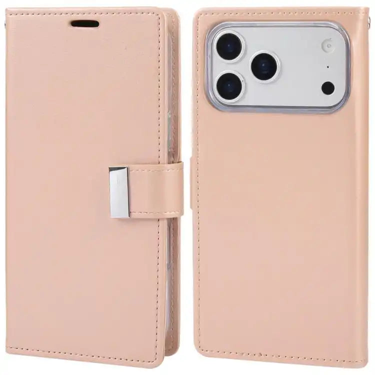 GOOSPERY RICH DIARY Crazy Horse Texture Leather Phone Case