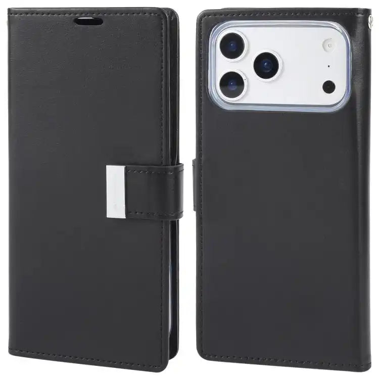 GOOSPERY RICH DIARY Crazy Horse Texture Leather Phone Case