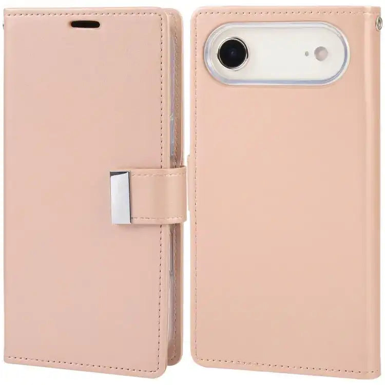 GOOSPERY RICH DIARY Crazy Horse Texture Leather Phone Case