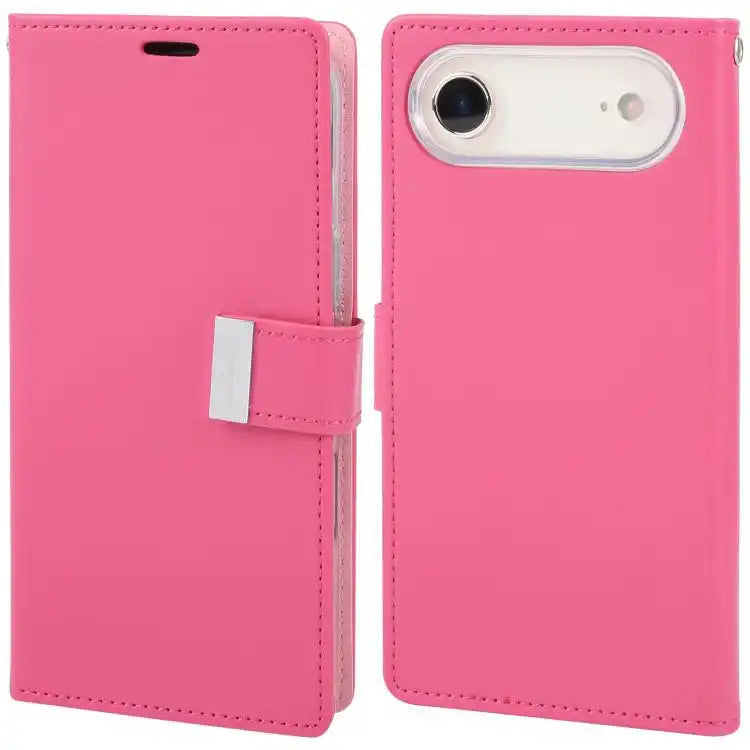 GOOSPERY RICH DIARY Crazy Horse Texture Leather Phone Case