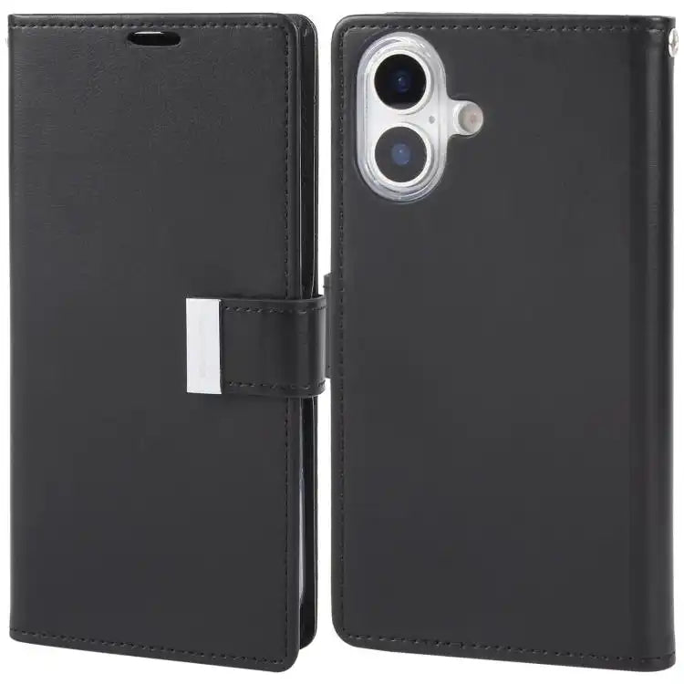 GOOSPERY RICH DIARY Crazy Horse Texture Leather Phone Case