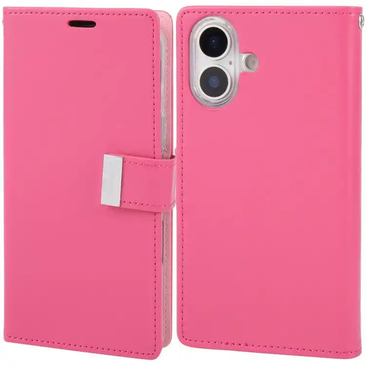 GOOSPERY RICH DIARY Crazy Horse Texture Leather Phone Case