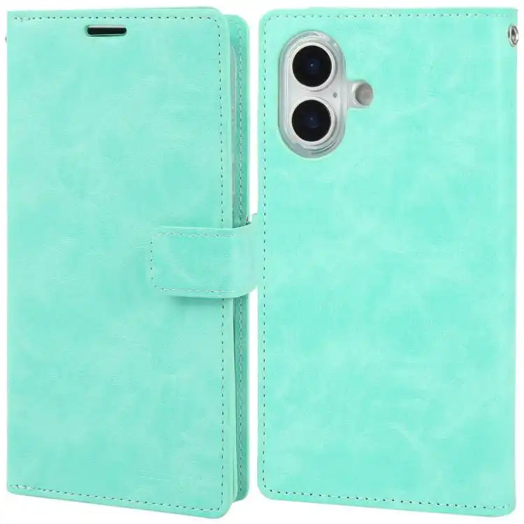 GOOSPERY MANSOOR DIARY 9 Card Slots Leather Phone Case