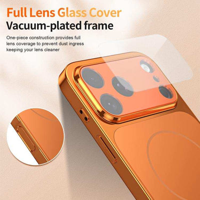 Corning Glass Plating Large Window MagSafe Phone Case