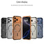 Single-sided Snap Buckle Metal Frame Frosted MagSafe Phone Case