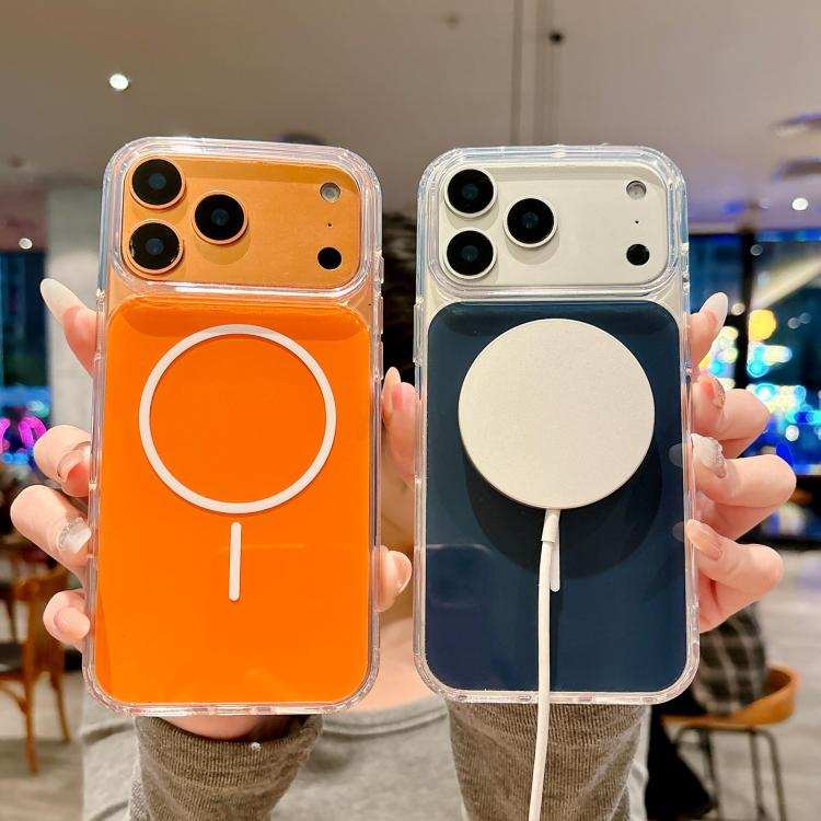 Acrylic MagSafe Fine Circle Magnetic Phone Case