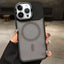 Skin Feel Frosted Metal Lens Holder MagSafe Magnetic Phone Case