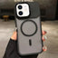 Skin Feel Frosted Metal Lens Holder MagSafe Magnetic Phone Case