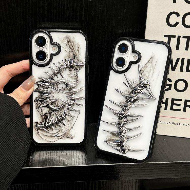 Epoxy Diffusion Fishbone Acrylic Phone Case