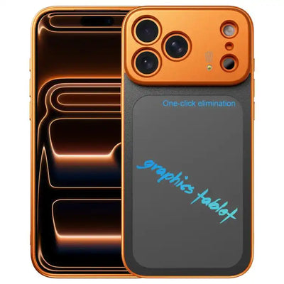 TPU Frame Frosted Writing Board Shockproof Phone Case with Pen