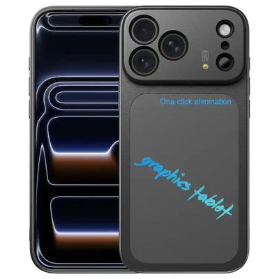 TPU Frame Frosted Writing Board Shockproof Phone Case with Pen