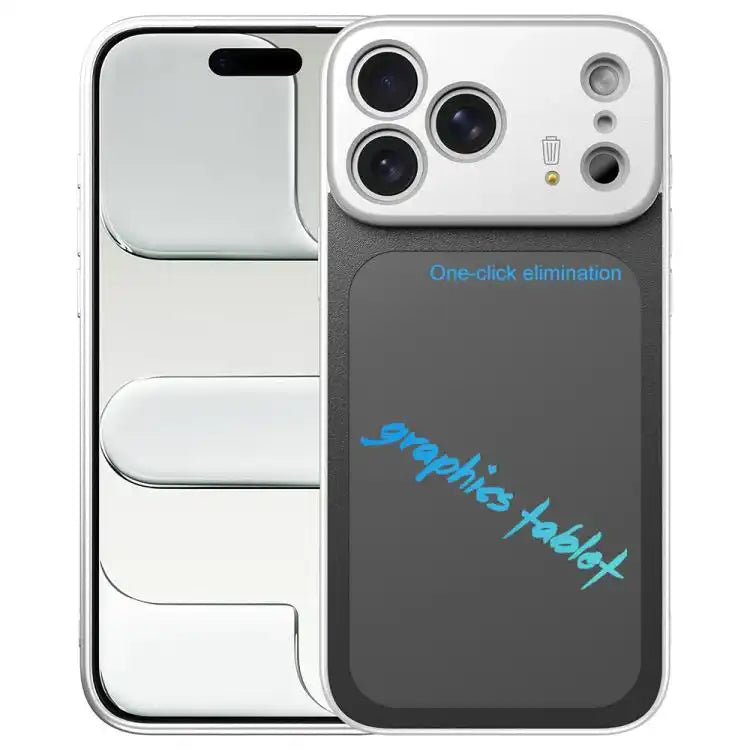TPU Frame Frosted Writing Board Shockproof Phone Case with Pen