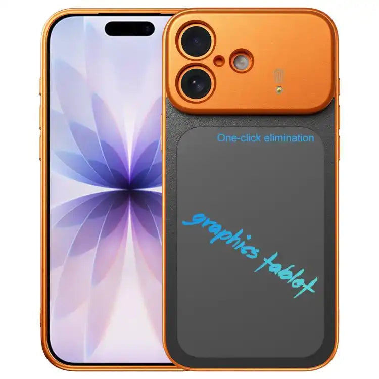 TPU Frame Frosted Writing Board Shockproof Phone Case with Pen