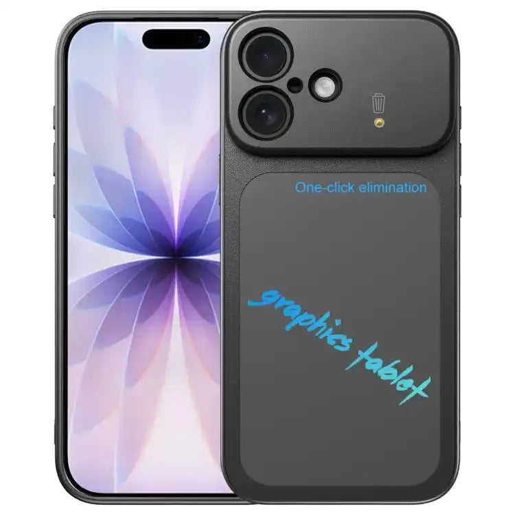 TPU Frame Frosted Writing Board Shockproof Phone Case with Pen