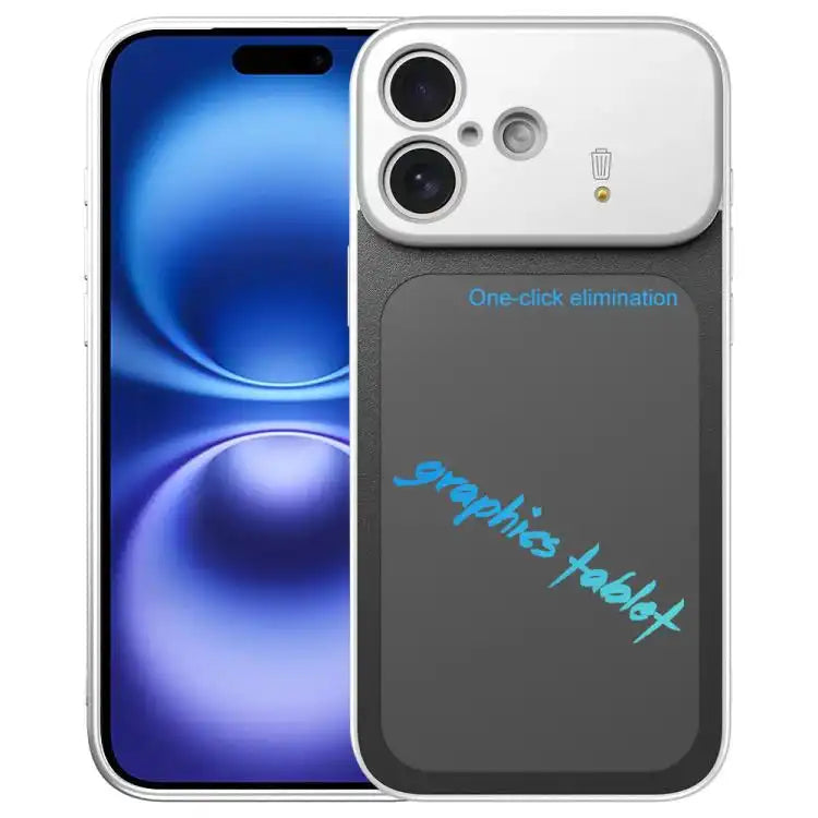 TPU Frame Frosted Writing Board Shockproof Phone Case with Pen