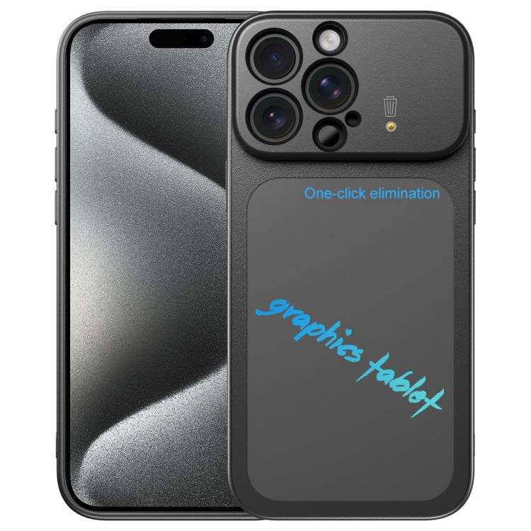 TPU Frame Frosted Writing Board Shockproof Phone Case with Pen