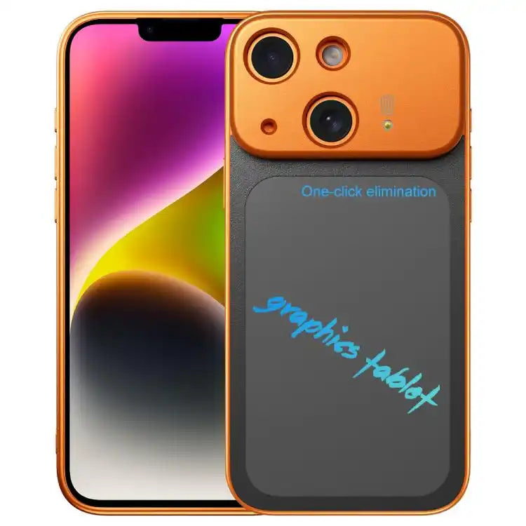 TPU Frame Frosted Writing Board Shockproof Phone Case with Pen