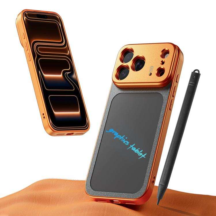 TPU Frame Frosted Writing Board Shockproof Phone Case with Pen