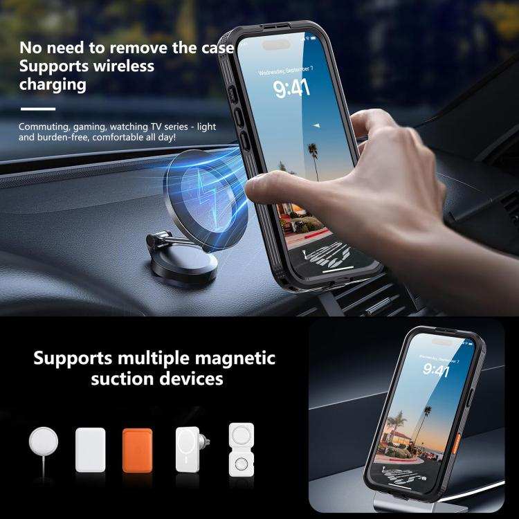 RedPepper IP68 Waterproof Triple-proof MagSafe Phone Case