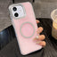 Rounded Edge Semi-transparent Glitter MagSafe Phone Case