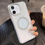 Rounded Edge Semi-transparent Glitter MagSafe Phone Case
