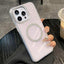 Rounded Edge Semi-transparent Glitter MagSafe Phone Case