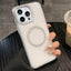 Rounded Edge Semi-transparent Glitter MagSafe Phone Case