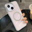 Rounded Edge Semi-transparent Glitter MagSafe Phone Case