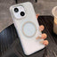 Rounded Edge Semi-transparent Glitter MagSafe Phone Case