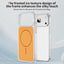 Crystal Frosted Skin Feel Magnetic MagSafe Phone Case
