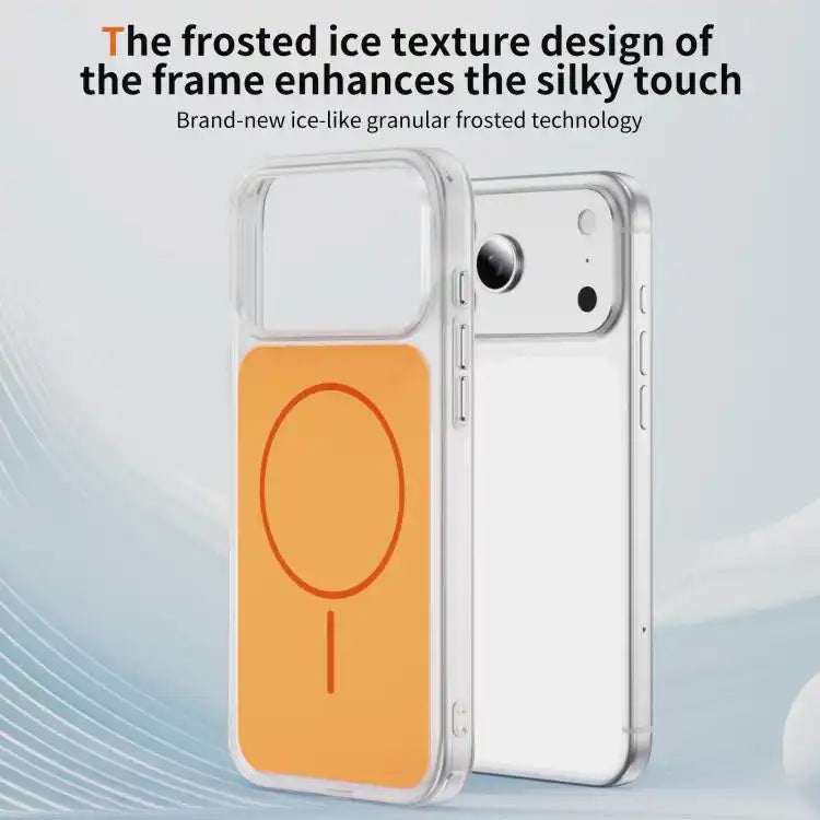 Crystal Frosted Skin Feel Magnetic MagSafe Phone Case