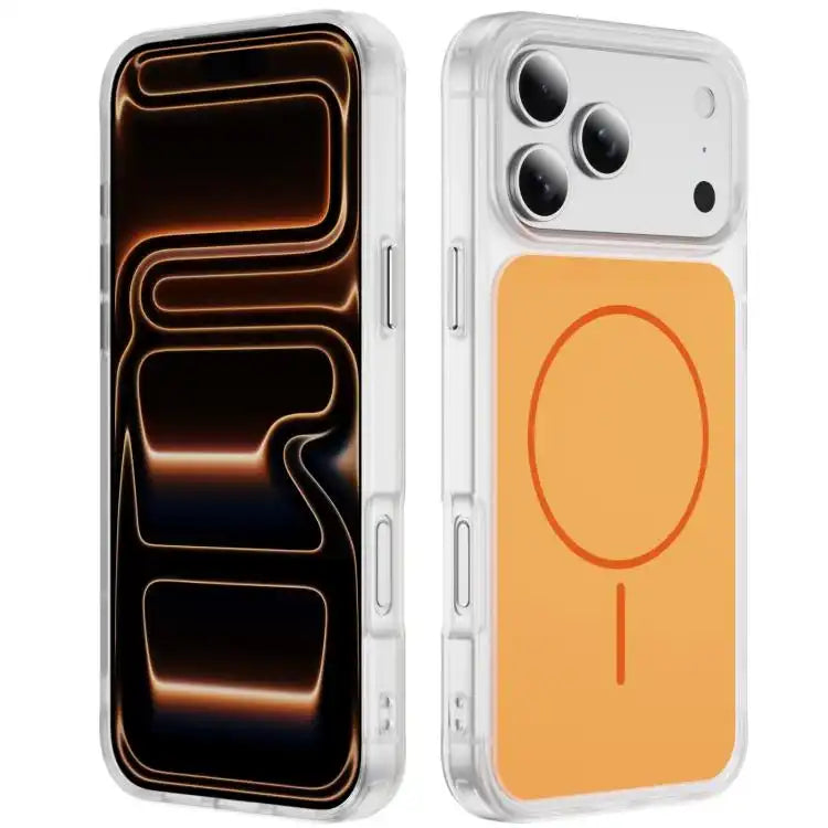 Crystal Frosted Skin Feel Magnetic MagSafe Phone Case