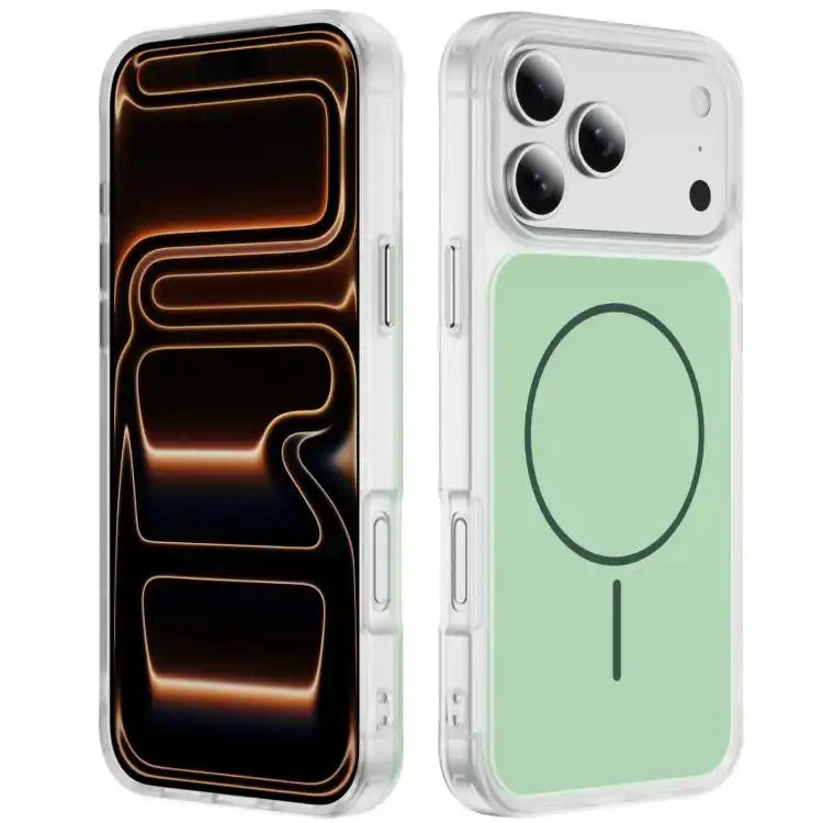 Crystal Frosted Skin Feel Magnetic MagSafe Phone Case