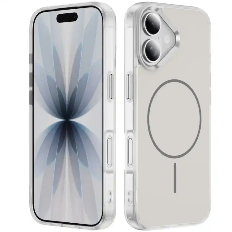 Crystal Frosted Skin Feel Magnetic MagSafe Phone Case