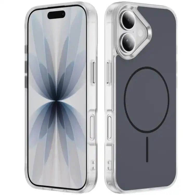 Crystal Frosted Skin Feel Magnetic MagSafe Phone Case